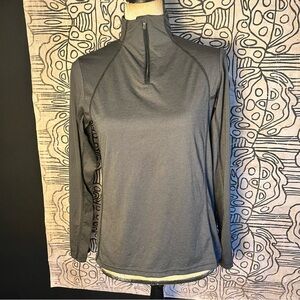 Women’s Gray Columbia 1/4 Zip Exercise Jacket